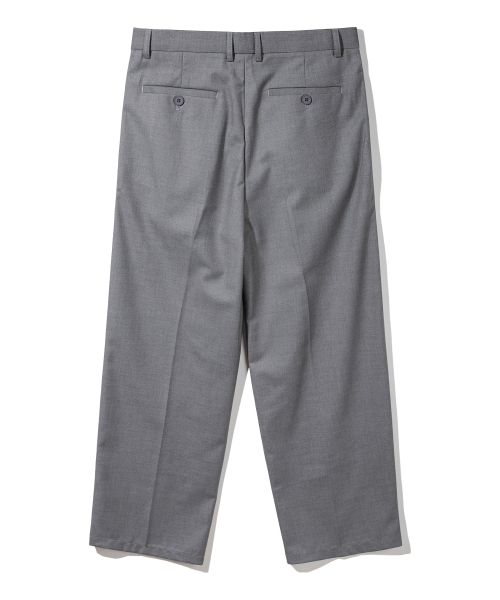 BAKKEN（バッケン）の「サイドヒドゥンバンディングツーピンタックワイドスラックスパンツBK8901_グレー（スラックス・メンズ・グレー・FREE）」の3枚目の写真