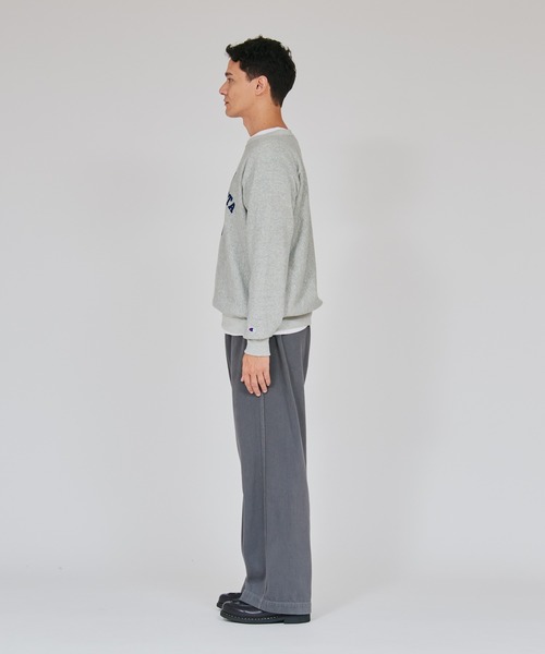 Champion(チャンピオン)の「【Champion/チャンピオン】メンズ リバースウィーブ(R) クルーネックスウェットシャツ(スウェット・メンズ・ダークブラック/グレー/オートミール/ネイビー・MEDIUM/LARGE/X-LARGE)」の9枚目の写真