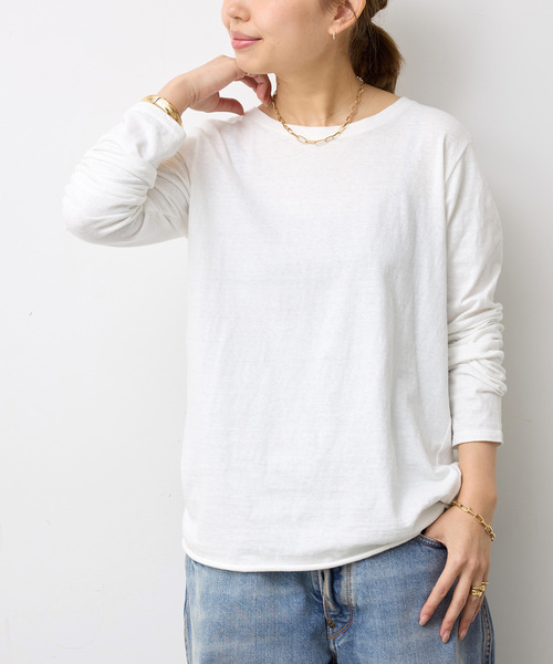 Deuxieme Classe(ドゥーズィエムクラス)の「*追加 Layering Tシャツ(Tシャツ/カットソー・レディース・ホワイト・FREE)」の2枚目の写真
