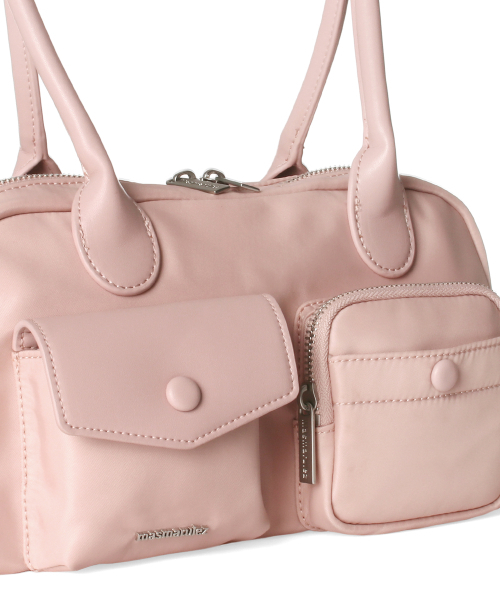MASMARULEZ（マスマルールズ）の「[INT] Chaming Nylon shoulder bag_Coral pink（ショルダーバッグ・レディース・その他・FREE）」の6枚目の写真