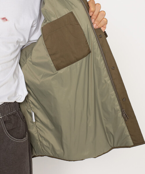 Men's Insulation Stand Collar Shirt Jacket（ブルゾン）｜DANTON