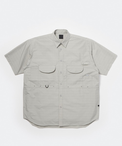 DAIWA PIER39（ダイワピア39）の「DAIWA PIER39 TECH FISHING SHIRT S/S SUMMER PLAID ダイワ ピア39（シャツ/ブラウス・メンズ・ブルー/ライトグレー/グレー系その他・XL/L/M/S）」の2枚目の写真