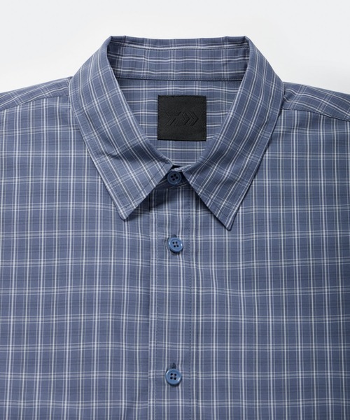 DAIWA PIER39（ダイワピア39）の「DAIWA PIER39 TECH FISHING SHIRT S/S SUMMER PLAID ダイワ ピア39（シャツ/ブラウス・メンズ・ブルー/ライトグレー/グレー系その他・XL/L/M/S）」の5枚目の写真