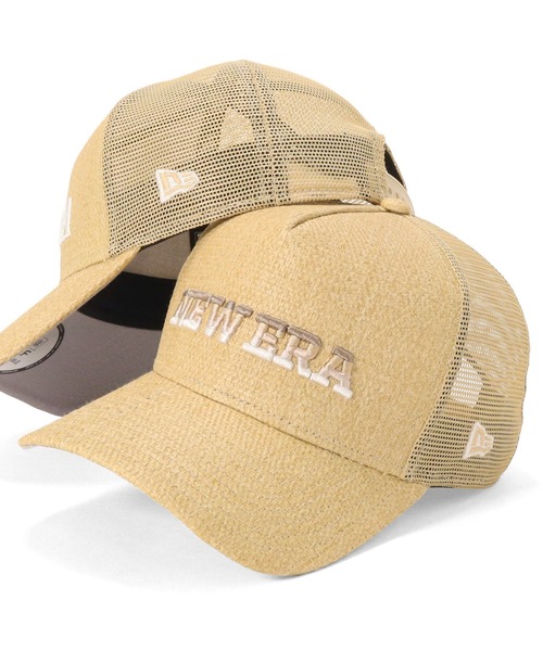 ラフ＆スウェル　ゴルフメッシュキャップ　フリーサイズ　ユニセックス　ベージュ新品 ニューエラ ゴルフメッシュキャップ 9FORTYA-FRAMEペーパー（キャップ