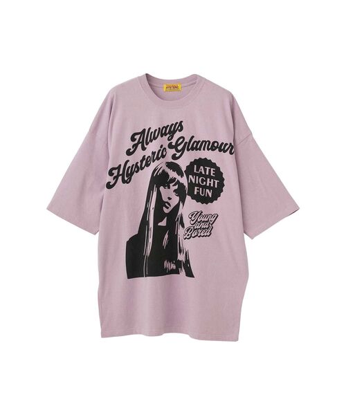 HYSTERIC GLAMOUR(ヒステリックグラマー)の「ALWAYS HG ワンピース(ワンピース・レディース・ホワイト/パープル/ブラック・FREE)」の3枚目の写真