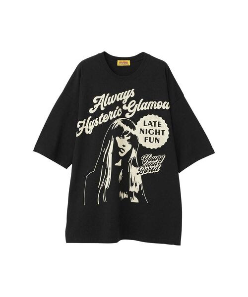HYSTERIC GLAMOUR(ヒステリックグラマー)の「ALWAYS HG ワンピース(ワンピース・レディース・ホワイト/パープル/ブラック・FREE)」の2枚目の写真
