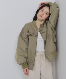 PVT（ピーブイティー）の「フリルブルゾン（ブルゾン）」