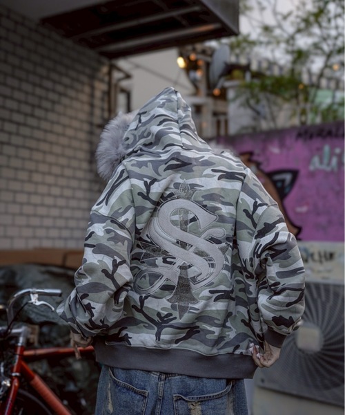 SUPPLIER/サプライヤー/【LHP EXCLUSIVE】FAUX FUR CROPPED CROSS ZIP