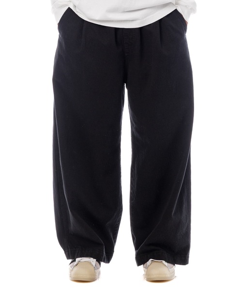 Light Denim Easy Baggy Pants - Overdyed / 薄手デニム後染めバギー