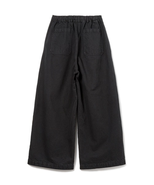 Sandinista(サンディニスタ)の「Light Denim Easy Baggy Pants - Overdyed / 薄手デニム後染めバギーパンツ(その他パンツ・メンズ・ブラック系その他・FREE)」の2枚目の写真