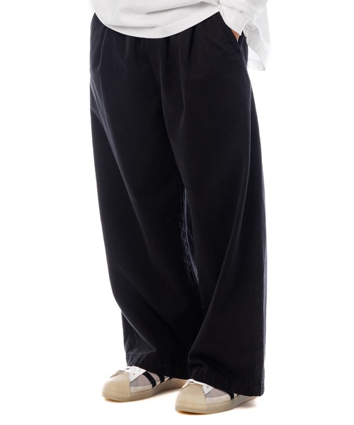 Sandinista(サンディニスタ)の「Light Denim Easy Baggy Pants - Overdyed / 薄手デニム後染めバギーパンツ(その他パンツ・メンズ・ブラック系その他・FREE)」の4枚目の写真