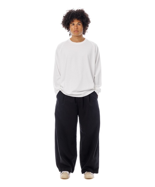 Sandinista(サンディニスタ)の「Light Denim Easy Baggy Pants - Overdyed / 薄手デニム後染めバギーパンツ(その他パンツ・メンズ・ブラック系その他・FREE)」の7枚目の写真