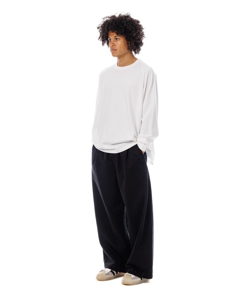 Sandinista(サンディニスタ)の「Light Denim Easy Baggy Pants - Overdyed / 薄手デニム後染めバギーパンツ(その他パンツ・メンズ・ブラック系その他・FREE)」の8枚目の写真