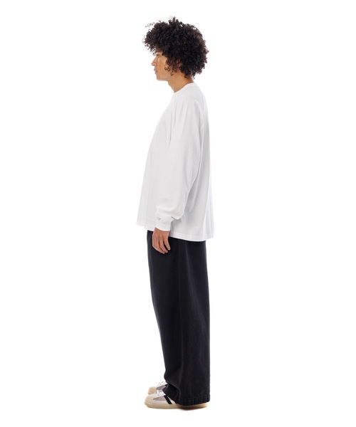 Sandinista(サンディニスタ)の「Light Denim Easy Baggy Pants - Overdyed / 薄手デニム後染めバギーパンツ(その他パンツ・メンズ・ブラック系その他・FREE)」の9枚目の写真