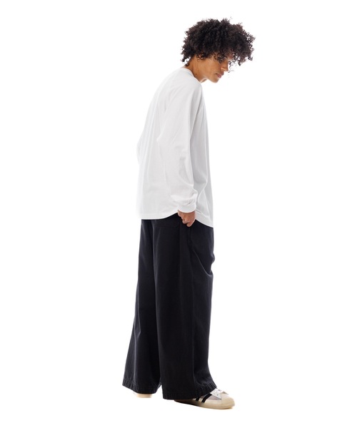 Sandinista(サンディニスタ)の「Light Denim Easy Baggy Pants - Overdyed / 薄手デニム後染めバギーパンツ(その他パンツ・メンズ・ブラック系その他・FREE)」の11枚目の写真