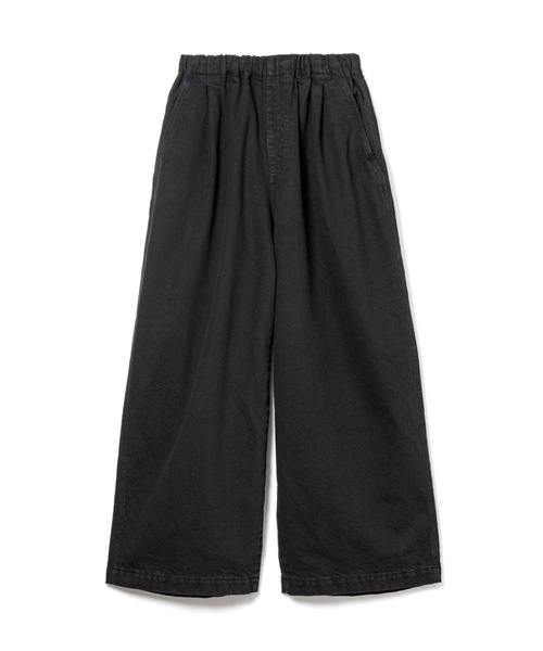 Sandinista(サンディニスタ)の「Light Denim Easy Baggy Pants - Overdyed / 薄手デニム後染めバギーパンツ(その他パンツ・メンズ・ブラック系その他・FREE)」の12枚目の写真