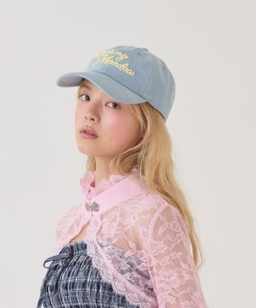 kaorinomori(カオリノモリ)の「kaorinomori プレアキャップ / カオリノモリ(キャップ・レディース・ピンク/ホワイト/チョコ/ライトブルー・FREE)」の19枚目の写真