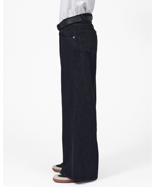 FORSOMEONE(フォーサムワン)の「FORSOMEONE LOOSE FLARE PT DENIM(デニムパンツ・メンズ・インディゴブルー/ブラック・48/50/46)」の7枚目の写真