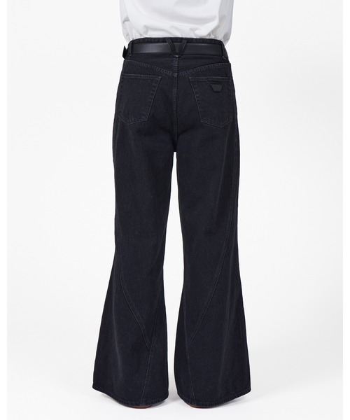 FORSOMEONE(フォーサムワン)の「FORSOMEONE LOOSE FLARE PT DENIM(デニムパンツ・メンズ・インディゴブルー/ブラック・48/50/46)」の8枚目の写真