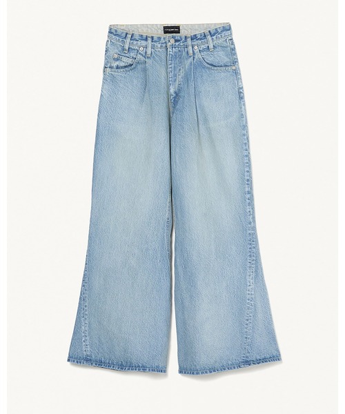 FORSOMEONE(フォーサムワン)の「FORSOMEONE LOOSE FLARE PT DENIM(デニムパンツ・メンズ・インディゴブルー/ブラック・48/50/46)」の9枚目の写真