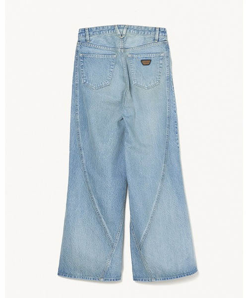 FORSOMEONE(フォーサムワン)の「FORSOMEONE LOOSE FLARE PT DENIM(デニムパンツ・メンズ・インディゴブルー/ブラック・48/50/46)」の10枚目の写真