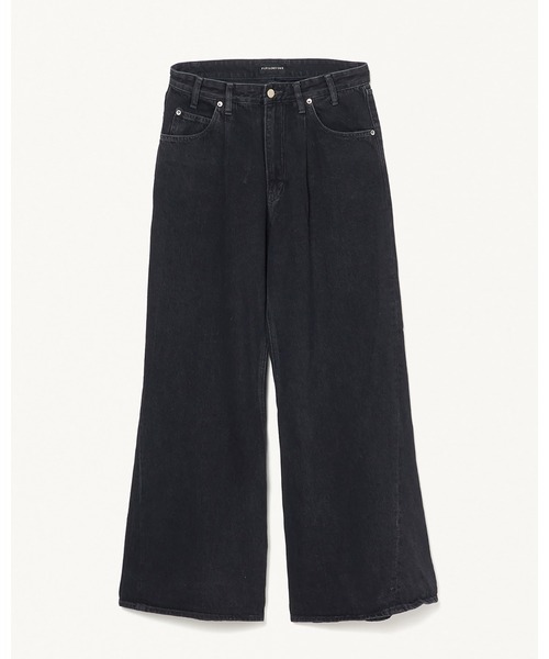 FORSOMEONE(フォーサムワン)の「FORSOMEONE LOOSE FLARE PT DENIM(デニムパンツ・メンズ・インディゴブルー/ブラック・48/50/46)」の11枚目の写真
