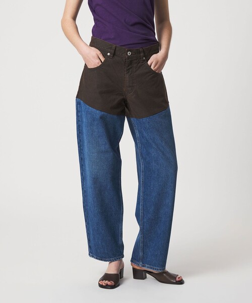 6（ロク）の「＜timemachine＞DOCKING DENIM PANTS upside down/パンツ（デニムパンツ・レディース・ネイビー・26/28/27/24/25）」の2枚目の写真