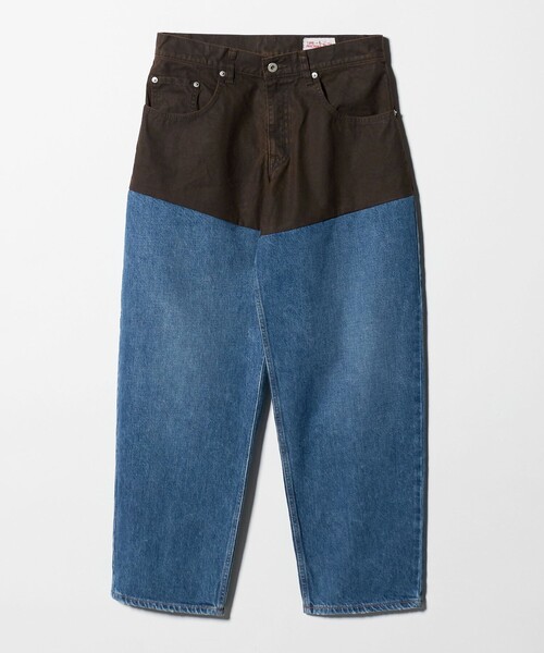 6（ロク）の「＜timemachine＞DOCKING DENIM PANTS upside down/パンツ（デニムパンツ・レディース・ネイビー・26/28/27/24/25）」の3枚目の写真
