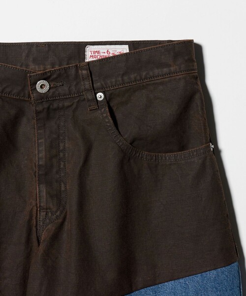 6（ロク）の「＜timemachine＞DOCKING DENIM PANTS upside down/パンツ（デニムパンツ・レディース・ネイビー・26/28/27/24/25）」の6枚目の写真