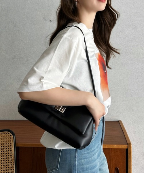 Eclat one（エクラワン）の「【Eclat one】フォトプリント Tシャツ（Tシャツ/カットソー・レディース・ピンク/イエロー/オレンジ・FREE）」の16枚目の写真