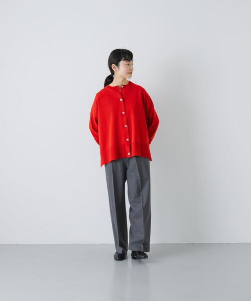 かぐれ（カグレ）の「『2サイズ展開』ストレッチトラウザー（その他パンツ・レディース・ブラック/チャコールグレー・0/1）」の5枚目の写真