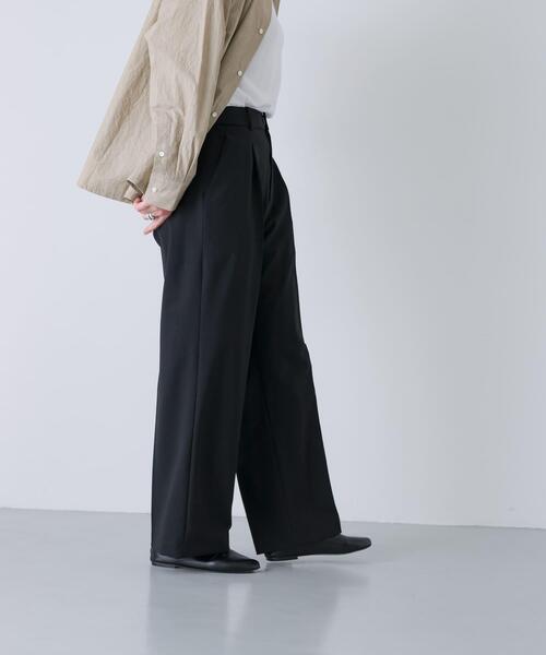 かぐれ（カグレ）の「『2サイズ展開』ストレッチトラウザー（その他パンツ・レディース・ブラック/チャコールグレー・0/1）」の16枚目の写真