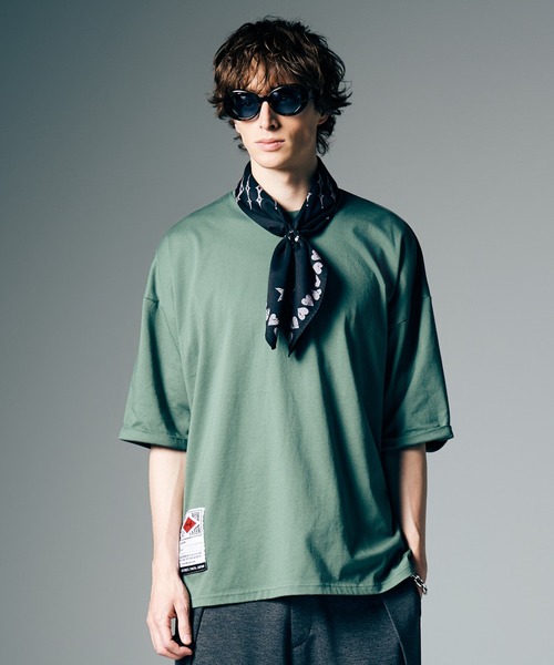 glamb（グラム）の「Quick Dry T-Shirt / クイックドライTシャツ（Tシャツ/カットソー・メンズ・ネイビー/ブラック/カーキ/ホワイト・S/M/L）」の4枚目の写真