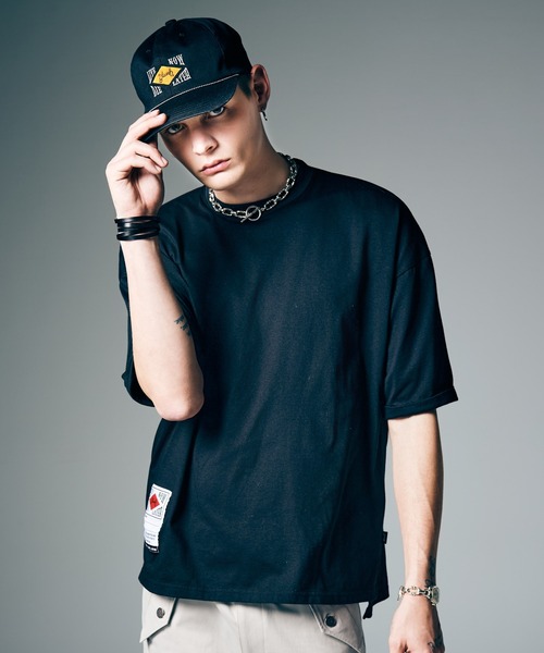 glamb（グラム）の「Quick Dry T-Shirt / クイックドライTシャツ（Tシャツ/カットソー・メンズ・ネイビー/ブラック/カーキ/ホワイト・S/M/L）」の3枚目の写真