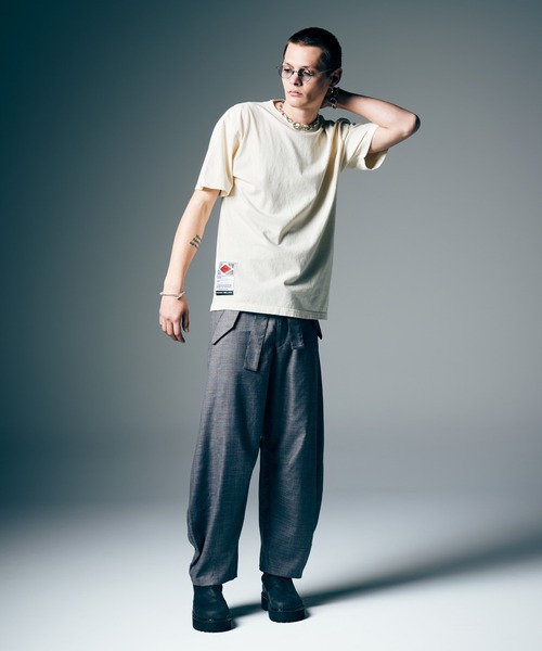 glamb（グラム）の「Quick Dry T-Shirt / クイックドライTシャツ（Tシャツ/カットソー・メンズ・ネイビー/ブラック/カーキ/ホワイト・S/M/L）」の11枚目の写真