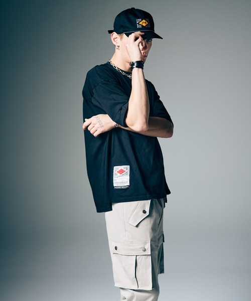 glamb（グラム）の「Quick Dry T-Shirt / クイックドライTシャツ（Tシャツ/カットソー・メンズ・ネイビー/ブラック/カーキ/ホワイト・S/M/L）」の10枚目の写真
