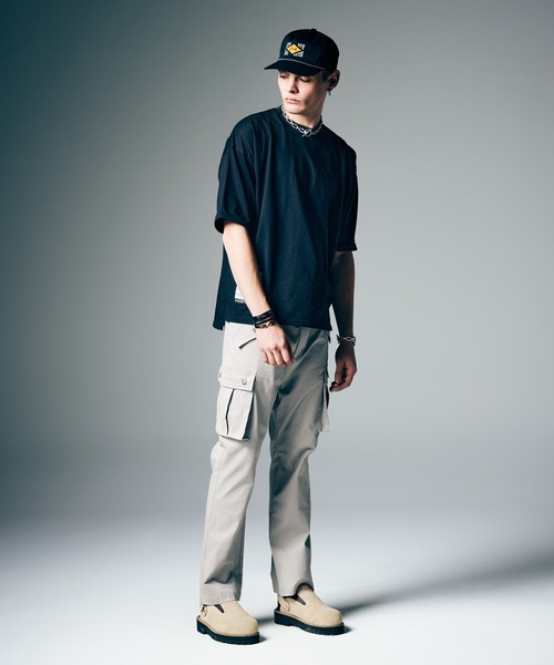 glamb（グラム）の「Quick Dry T-Shirt / クイックドライTシャツ（Tシャツ/カットソー・メンズ・ネイビー/ブラック/カーキ/ホワイト・S/M/L）」の14枚目の写真
