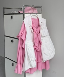 wee9s（ウィークス）の「WAFFRILL TOPS   ワッフリル","ワッフルフリルトップス（シャツ/ブラウス）」