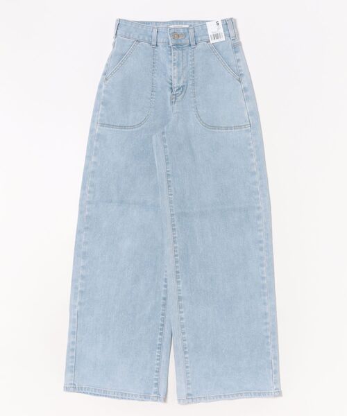 SOMETHING（サムシング）の「SOMETHING LISAレースアップワイドデニムパンツ（デニムパンツ・レディース・ブルー系その他・SMALL/MEDIUM/LARGE/X-SMALL）」の12枚目の写真
