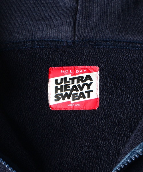 HOLIDAY（ホリデイ）の「ULTRA HEAVY SWEAT ZIP-UP HOODIE (Holiday) ウルトラヘビースウェットジップアップフーディー (ホリデイ)（パーカー・レディース・ダークネイビー/ブラック・ONE SIZE）」の6枚目の写真