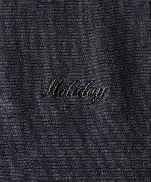 HOLIDAY（ホリデイ）の「ULTRA HEAVY SWEAT ZIP-UP HOODIE (Holiday) ウルトラヘビースウェットジップアップフーディー (ホリデイ)（パーカー・レディース・ダークネイビー/ブラック・ONE SIZE）」の8枚目の写真