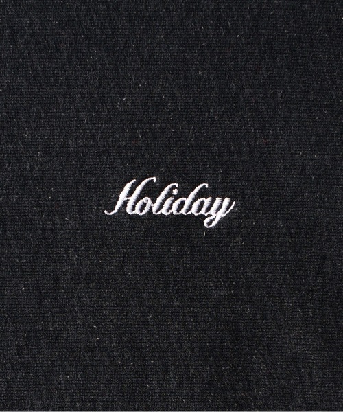 HOLIDAY（ホリデイ）の「ULTRA HEAVY SWEAT ZIP-UP HOODIE (Holiday) ウルトラヘビースウェットジップアップフーディー (ホリデイ)（パーカー・レディース・ダークネイビー/ブラック・ONE SIZE）」の9枚目の写真
