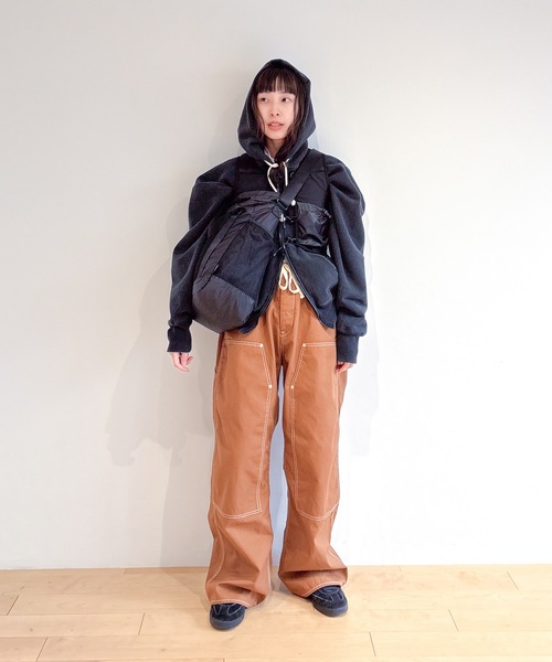 HOLIDAY（ホリデイ）の「ULTRA HEAVY SWEAT ZIP-UP HOODIE (Holiday) ウルトラヘビースウェットジップアップフーディー (ホリデイ)（パーカー・レディース・ダークネイビー/ブラック・ONE SIZE）」の14枚目の写真