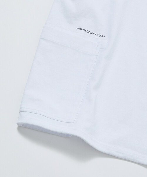 FREAK'S STORE(フリークスストア)の「限定展開 WILD THINGS×FREAK'S STORE ワイルドシングス 別注 ビッグシルエット サイドポケット クルーネック Tシャツ(Tシャツ/カットソー・メンズ・ホワイト/ブラック/アッシュグレー/グレイッシュベージュ/杢グレー・LARGE/MEDIUM/SMALL)」の11枚目の写真