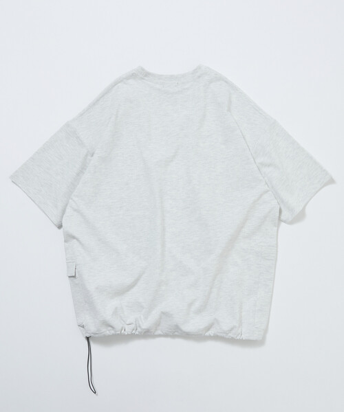 FREAK'S STORE(フリークスストア)の「限定展開 WILD THINGS×FREAK'S STORE ワイルドシングス 別注 ビッグシルエット サイドポケット クルーネック Tシャツ(Tシャツ/カットソー・メンズ・ホワイト/ブラック/アッシュグレー/グレイッシュベージュ/杢グレー・LARGE/MEDIUM/SMALL)」の19枚目の写真