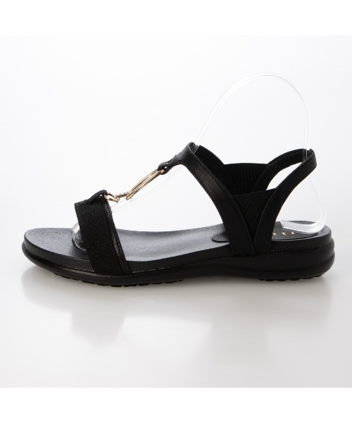 Pitti(ピッティ)の「【WEB限定】ダブルリングフラットサンダル(サンダル・レディース・ブラウン/アイボリー/ブラック・L/M/S)」の22枚目の写真