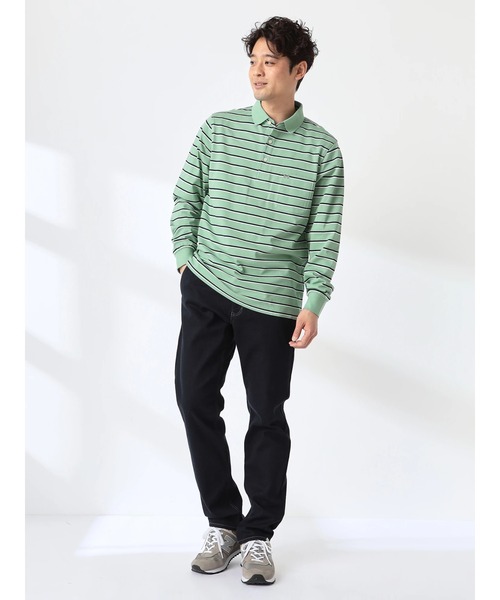 McGREGOR(マックレガー)の「ボーダーポロ(ポロシャツ・メンズ・アイボリー/ライトグリーン/ネイビー・L/XL/M)」の5枚目の写真