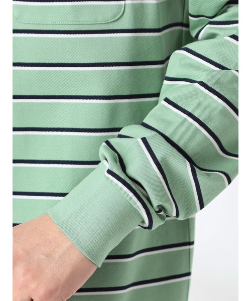 McGREGOR(マックレガー)の「ボーダーポロ(ポロシャツ・メンズ・アイボリー/ライトグリーン/ネイビー・L/XL/M)」の9枚目の写真