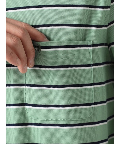 McGREGOR(マックレガー)の「ボーダーポロ(ポロシャツ・メンズ・アイボリー/ライトグリーン/ネイビー・L/XL/M)」の10枚目の写真