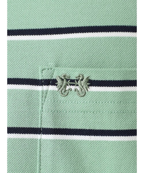 McGREGOR(マックレガー)の「ボーダーポロ(ポロシャツ・メンズ・アイボリー/ライトグリーン/ネイビー・L/XL/M)」の13枚目の写真